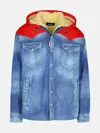 Dsquared2 Blue Cotton Jacket In Blue