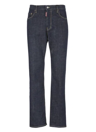 Dsquared2 Blue Cotton Jeans