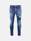 Dsquared2 Blue Cotton Jeans Men In Blue