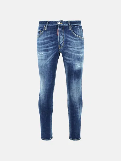 DSQUARED2 BLUE COTTON JEANS