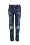 Dsquared2 Blue Cotton Jeans In Blue