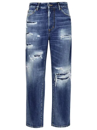 Dsquared2 Blue Cotton Jeans