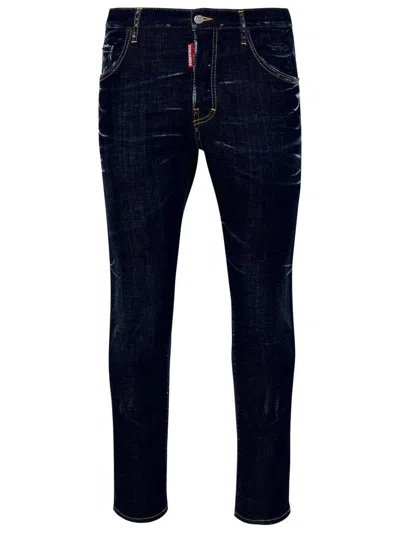 DSQUARED2 DSQUARED2 BLUE COTTON SKATER JEANS