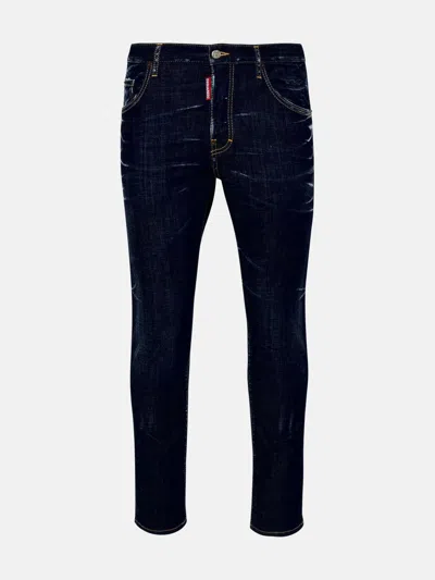 Dsquared2 Blue Cotton Skater Jeans
