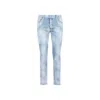 Dsquared2 Blue Cotton Slim Fit Jeans In Blue