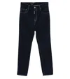 Dsquared2 Dsquared Men Jeans With Logo Application In Blue