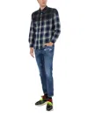 Dsquared2 Blue Cotton-blend Jeans In Blue