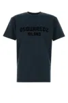 Dsquared2 Dsquared Men Midnight Blue Cotton T-shirt