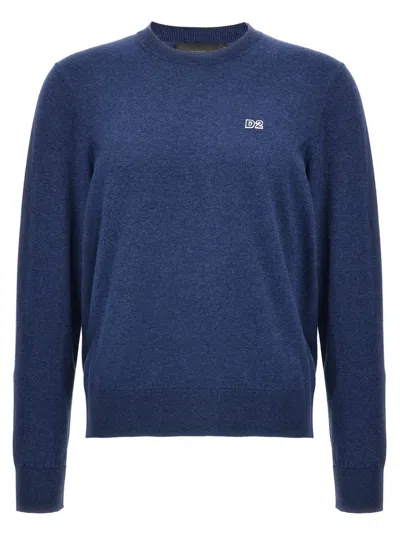 Dsquared2 Blue Crewneck Sweater