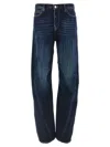 Dsquared2 D2 Twisted Jeans In Blue