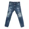 Dsquared2 Teddy Distressed Jeans In Blue