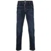 Dsquared2 Bleach-effect Skinny Denim Jeans In Blue