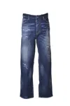 Dsquared2 Distressed Straight-leg Jeans In Green