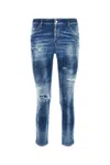 Dsquared2 Dsquared Woman Stretch Denim Cool Girl Jeans In Blue