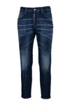 Dsquared2 Blue Denim Jeans In Blue