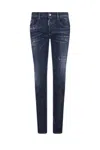 Dsquared2 Blue Denim Jeans In Blue