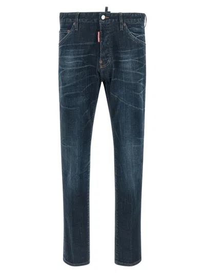 DSQUARED2 MEN BLUE DENIM JEANS