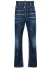 Dsquared2 Jeans Skinny In Navy Blue