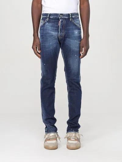 Dsquared2 Blue Denim Relaxed Fit Jeans