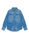 Dsquared2 Blue Denim Shirt Dsquared Kids In Blue