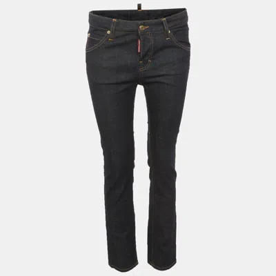 Pre-owned Dsquared2 Blue Denim Slim Fit Button Up Jeans S/waist 32"
