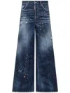 Dsquared2 Blue Distressed Jeans In Blue
