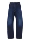 Dsquared2 Blue Five-pocket Jeans With Distressed Effect