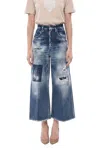 Dsquared2 Distressed Page Jeans In Blue