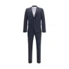 Dsquared2 Men Single-breasted Wool-blend Suit In Blue