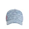 Dsquared2 Monogram-print Baseball Cap In Blue