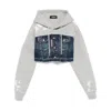 Dsquared2 Blue  Gray Sweatshirts In Gray