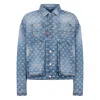 Dsquared2 Logo-embellishment Denim Jacket In Blue
