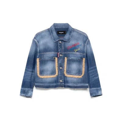 Dsquared2 Blue Jackets - Denim Jackets Women