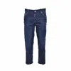 Dsquared2 Blue Mid-rise Cropped Cool Girl Jeans