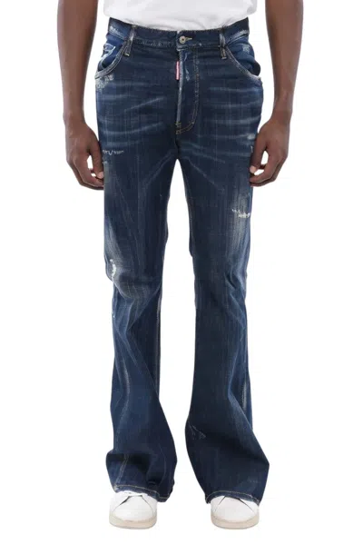 Dsquared2 Blue Mid Rise Jeans