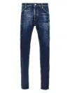 Dsquared2 Blue Narrow Denim Jeans In Blue