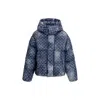 Dsquared2 Blue Polyester Full-length Jacket In Blue
