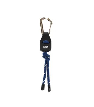 Dsquared2 Blue Rope Pendant Single Earring In Multi