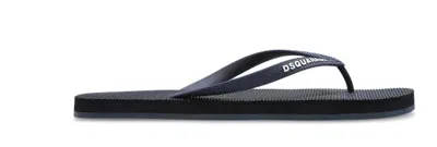 DSQUARED2 DSQUARED2 BLUE RUBBER SHOES SANDALS