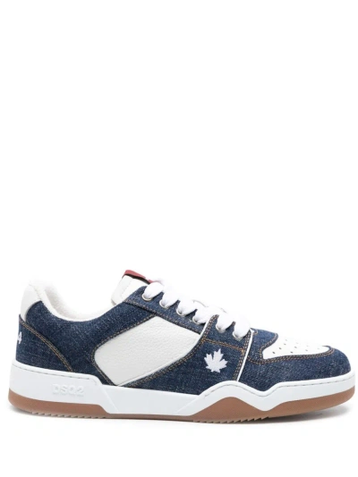 Dsquared2 Spiker Sneakers In Blue