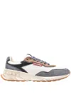 Dsquared2 Low Top Blue Denim Sneakers In Multicolor