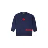 Dsquared2 Intarsia-knit Crew-neck Jumper In Blue