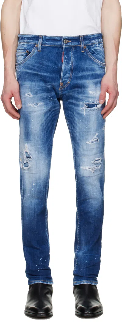 DSQUARED2 BLUE TEDDY JEANS