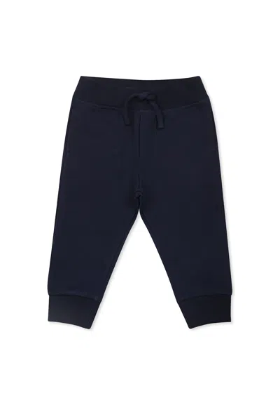 Dsquared2 Blue Pants For Baby Boy With White Logo