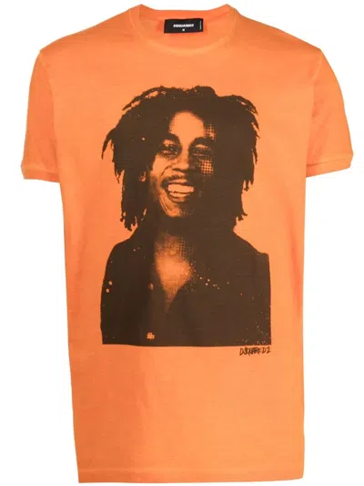 DSQUARED2 BOB MARLEY QUOTE T-SHIRT