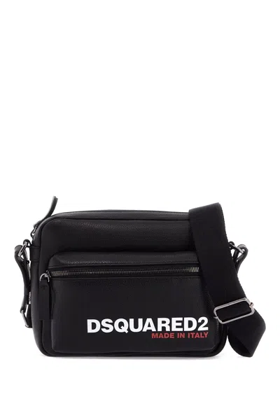 Dsquared2 Bob Shoulder Bag With Adjustable Strap In Black