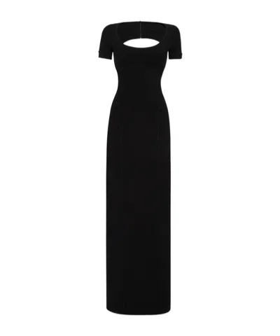 DSQUARED2 BODYCON CUT-OUT LONG DRESS