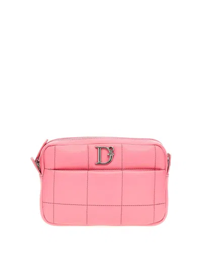 Dsquared2 Logo Bag In Nude & Neutrals