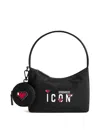 DSQUARED2 ICON-PRINT HEART-MOTIF BAG