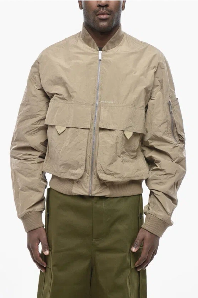 Dsquared2 Bomber-fit Windbreaker With Utility Pockets